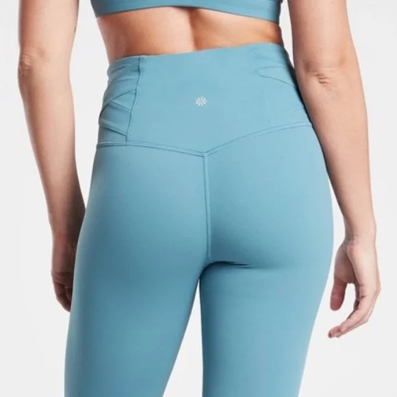 NWOT Athleta Elation Pirouette 7/8 Tight Blue - Picture 4 of 7